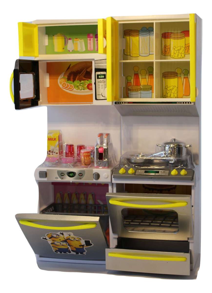 Minions Kitchen Play Set With Opening Doors, Sound & Light