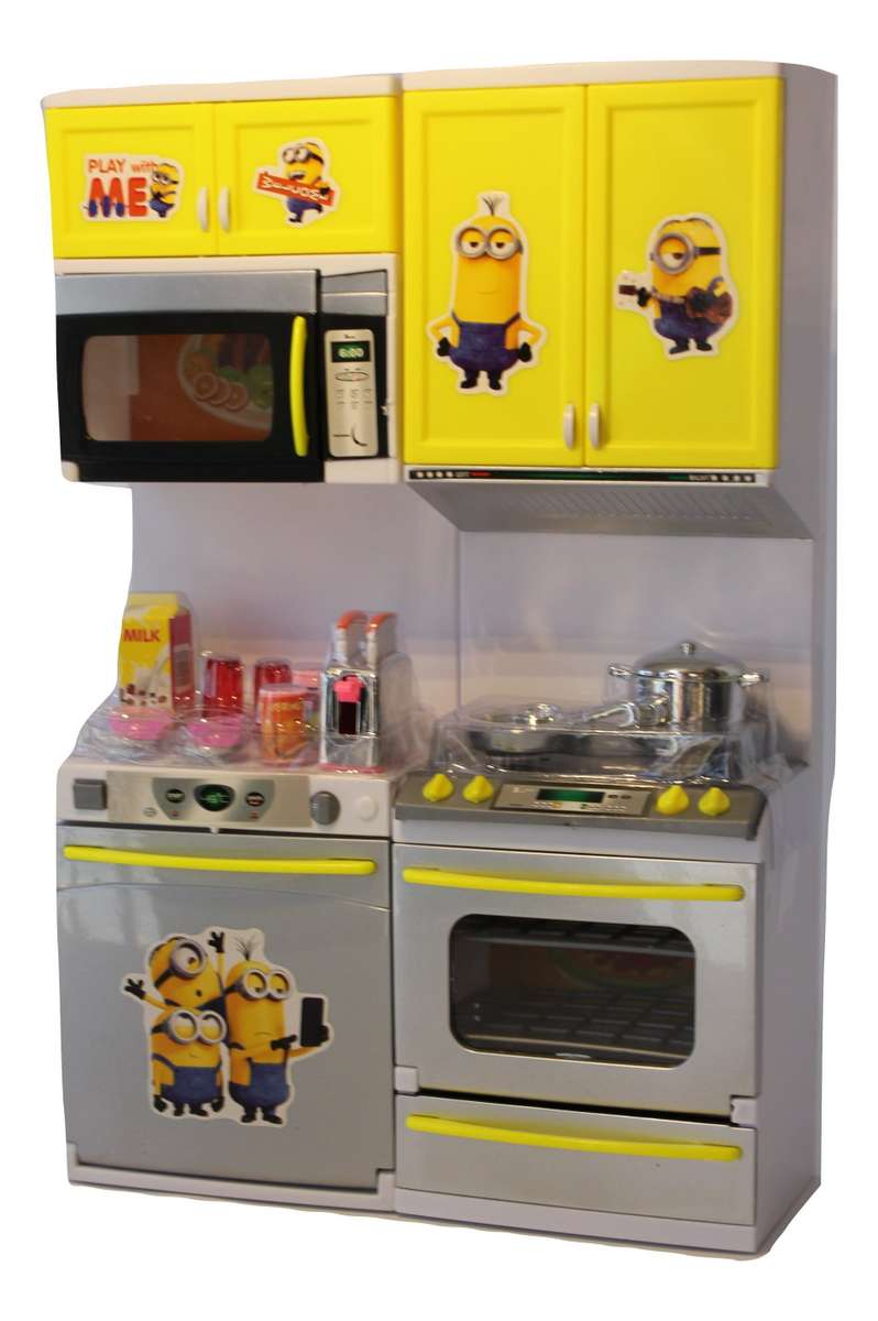 Minions Kitchen Play Set With Opening Doors, Sound & Light