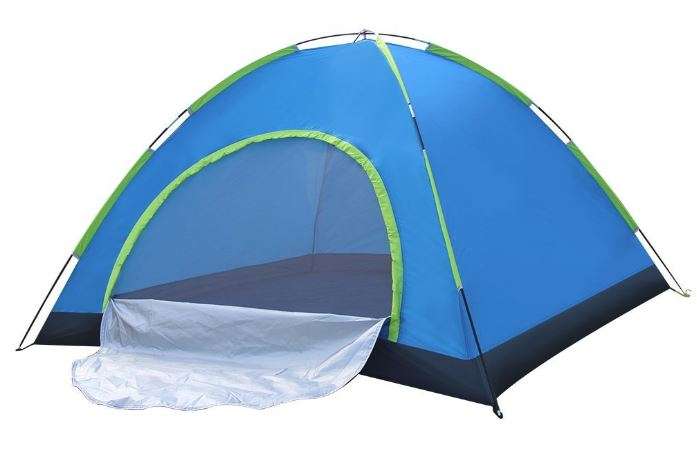 4 Man Tent in Zipper Bag - Lightweight & Easy to Install (200 X 220 X 135 cm)
