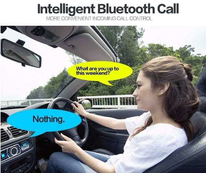 LED Bluetooth MP3 Car Radio & Remote - Supports USB, SD Card, Hands-free Calls, AUX, 5V Charging...