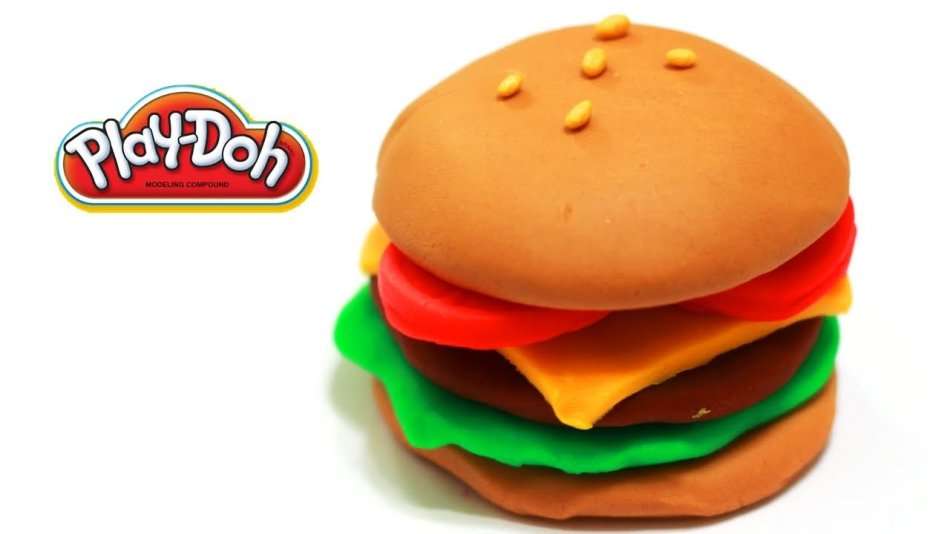 Hamburger Workshop Dough Set - Designed to Develop Creativity, Imagination & Hands-on Skills