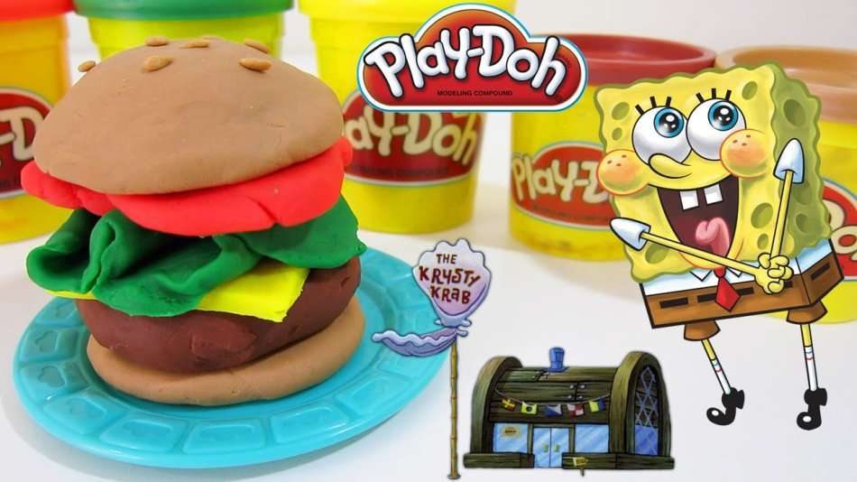 Hamburger Workshop Dough Set - Designed to Develop Creativity, Imagination & Hands-on Skills