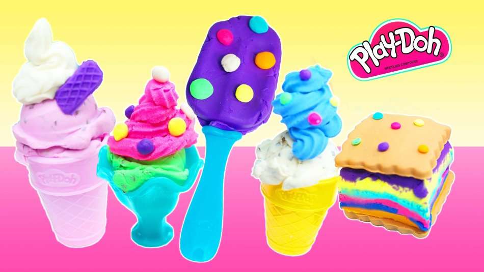Ice-Cream Maker Dough Set - Designed to Develop Creativity, Imagination & Hands-on Skills