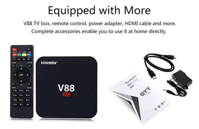 Android TV BOX - Scishion V88, Quad Core, 3D, etc. - Turns Your TV Into a Smart Media Center