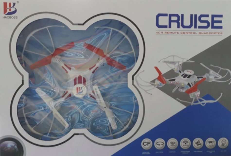 6-Aixs GYRO Remote Control 4CH Quad Copter Drone With LED Lights