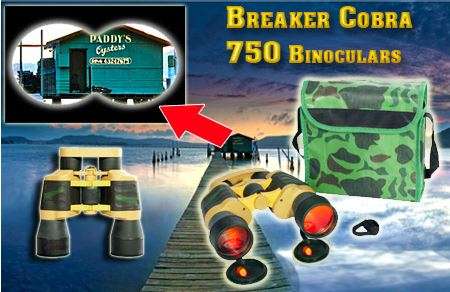 Cobra Binoculars With Compass - Designed for Hunting, Hiking, Observation & Outdoor Activities
