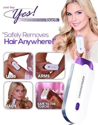 YES Finishing Women's Fashion Instant Pain Free Hair Remover