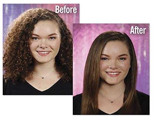 Simply Straight Ceramic Straightening Brush - Perfectly straight hair fast & easy