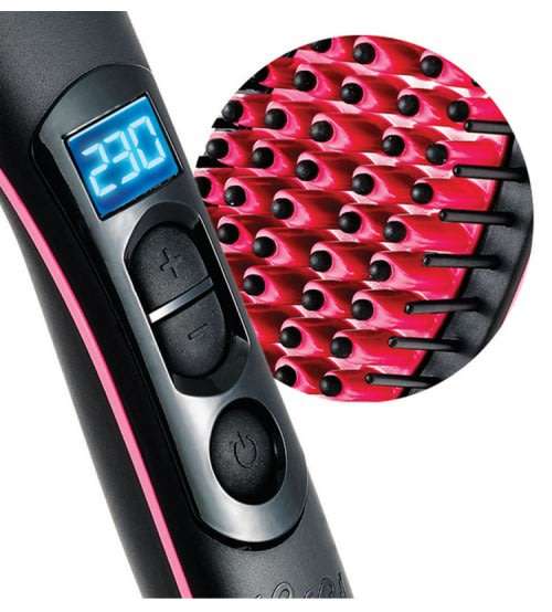 Simply Straight Ceramic Straightening Brush - Perfectly straight hair fast & easy