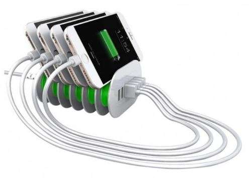 LDNIO Compact and Portable 6 USB Fast Charger for IOS and Android