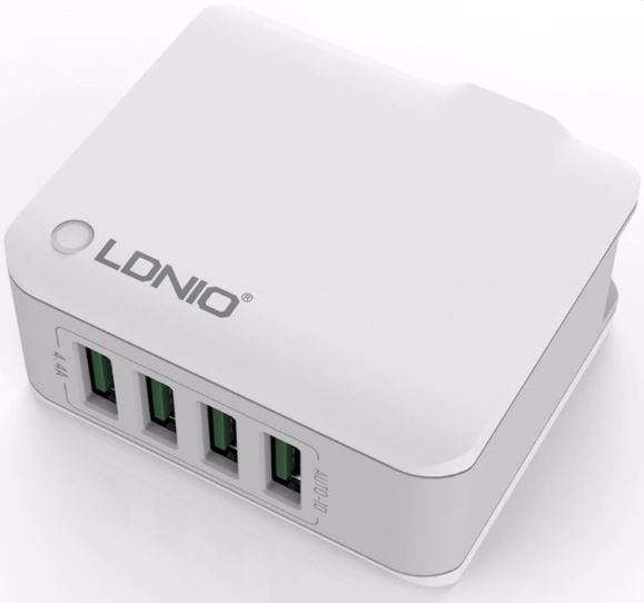 LDNIO Original 4 USB Multi Ports 4.4A Fast Charger