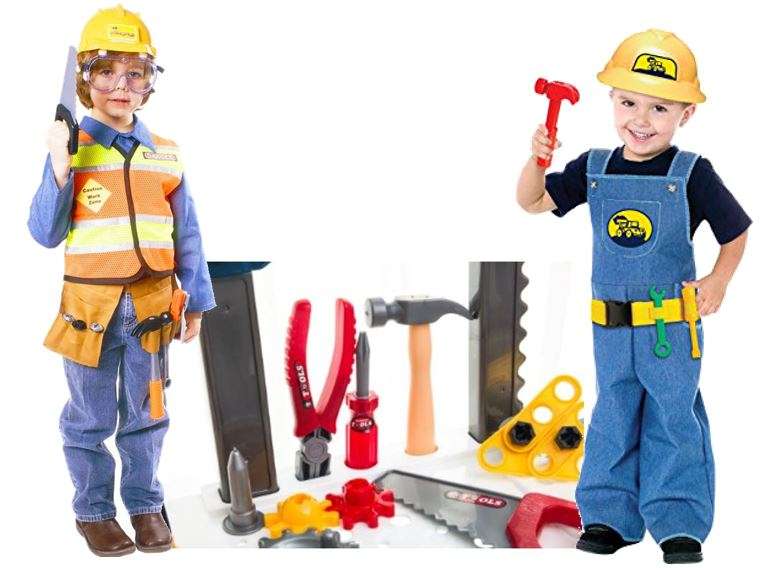 This Smart Tools Toy Workbench includes all the tools you need to build right alongside Dad