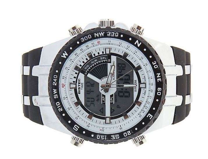 Exquisite Men's Multi Chronograph Watch With LED Back Light in a Complimentary Tin Gift Box