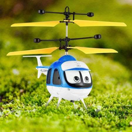 Infrared Induction Suspension Helicopter With Sensor Flying, Light Effects & USB Charging