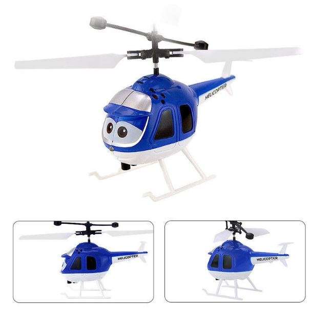 Infrared Induction Suspension Helicopter With Sensor Flying, Light Effects & USB Charging