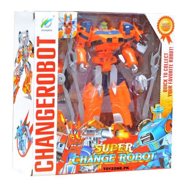 Super Change Robot Quickly Transforms Into a Car With Accessories