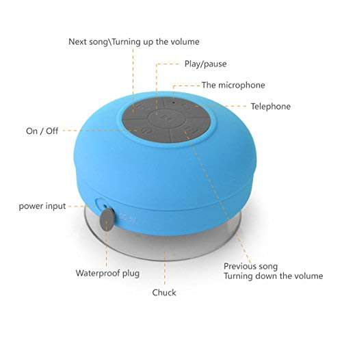 Wireless Bluetooth Waterproof Speaker for IOS & Android Devices