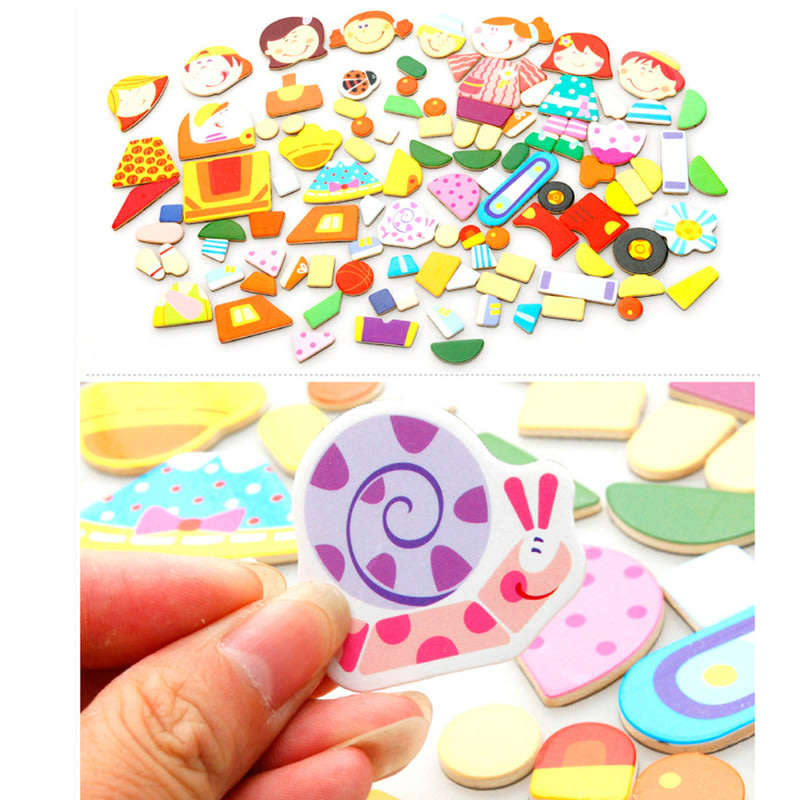 3D Farms Spell Magnetic Whiteboard & Chalkboard Set In a Wooden Box