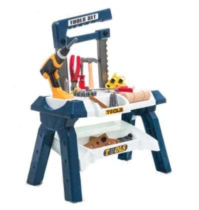 This Smart Tools Toy Workbench includes all the tools you need to build right alongside Dad