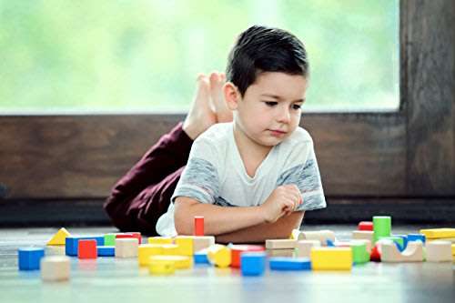 50 Piece Letter Wooden Blocks Play Set Perfect for sensory development and educational play