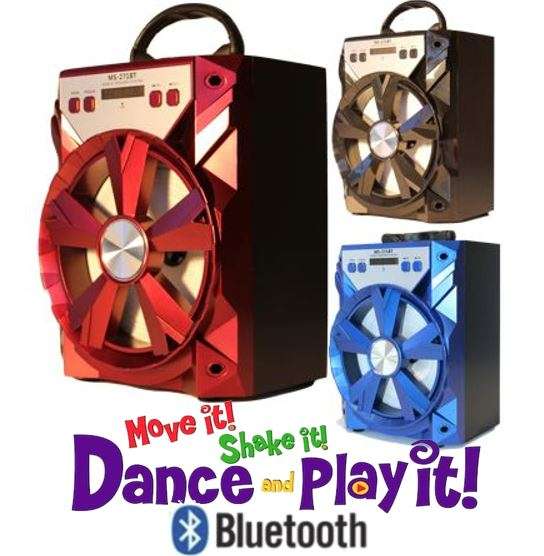 Bluetooth Multimedia X-Bass Speaker - USB/TF/AUX/MIC/ FM Radio & LED Display