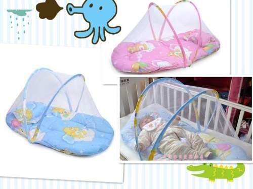 Baby Foldable Bed & Pillow Net Bed - Protect Your Little One From Insects and Harmful Diseases