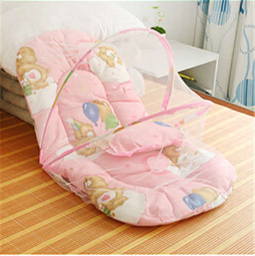 Baby Foldable Bed & Pillow Net Bed - Protect Your Little One From Insects and Harmful Diseases