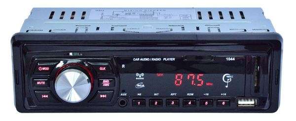 LED Car Radio & Remote - MP 3, FM Stereo, Supports USB, SD Card, AUX, 5V Charging, etc.