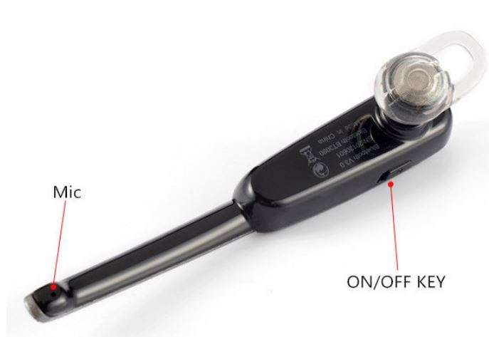 Wireless Stereo Bluetooth Earpiece With Microphone, Hands-free Talking while Working or Driving