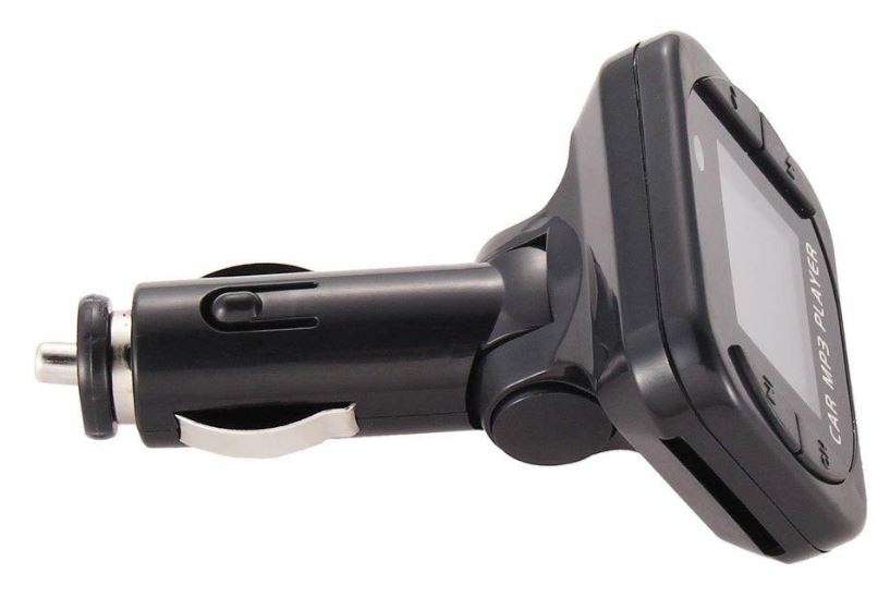 MP3 Player & FM Transmitter Car Modulator Kit - Wireless, USB, SD, TF, MMC, LCD Screen & Remote