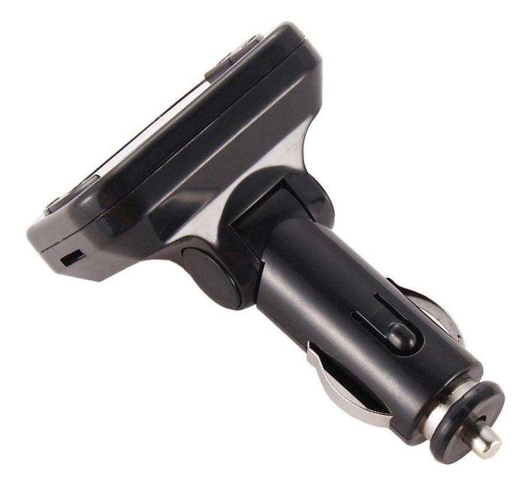MP3 Player & FM Transmitter Car Modulator Kit - Wireless, USB, SD, TF, MMC, LCD Screen & Remote