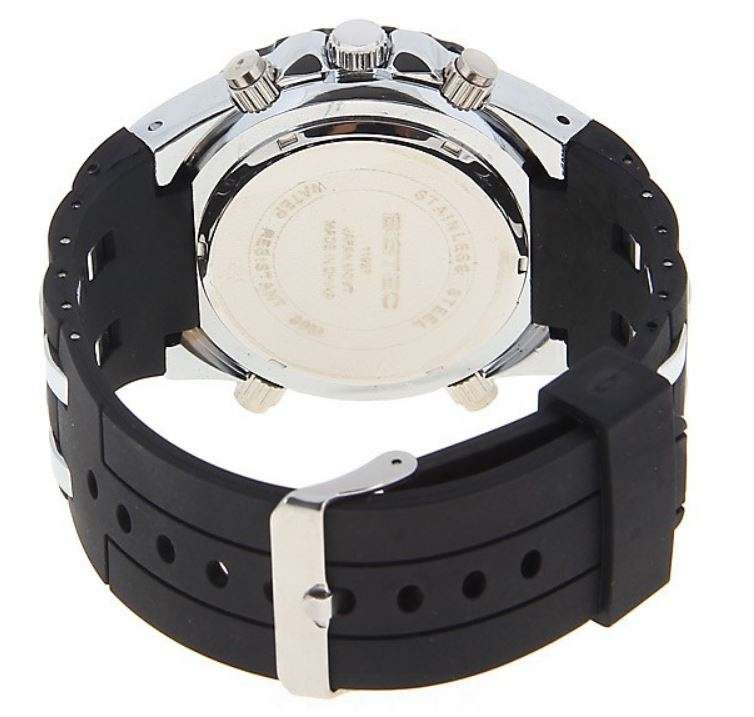 Exquisite Men's Multi Chronograph Watch With LED Back Light in a Complimentary Tin Gift Box