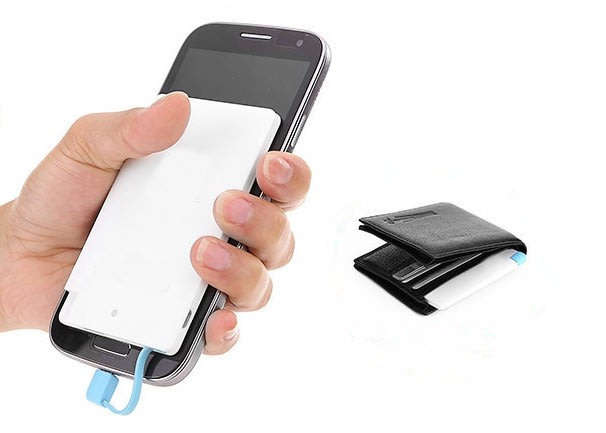 Ultra Thin 6000 mAh Power Bank for Charging of Android Devices
