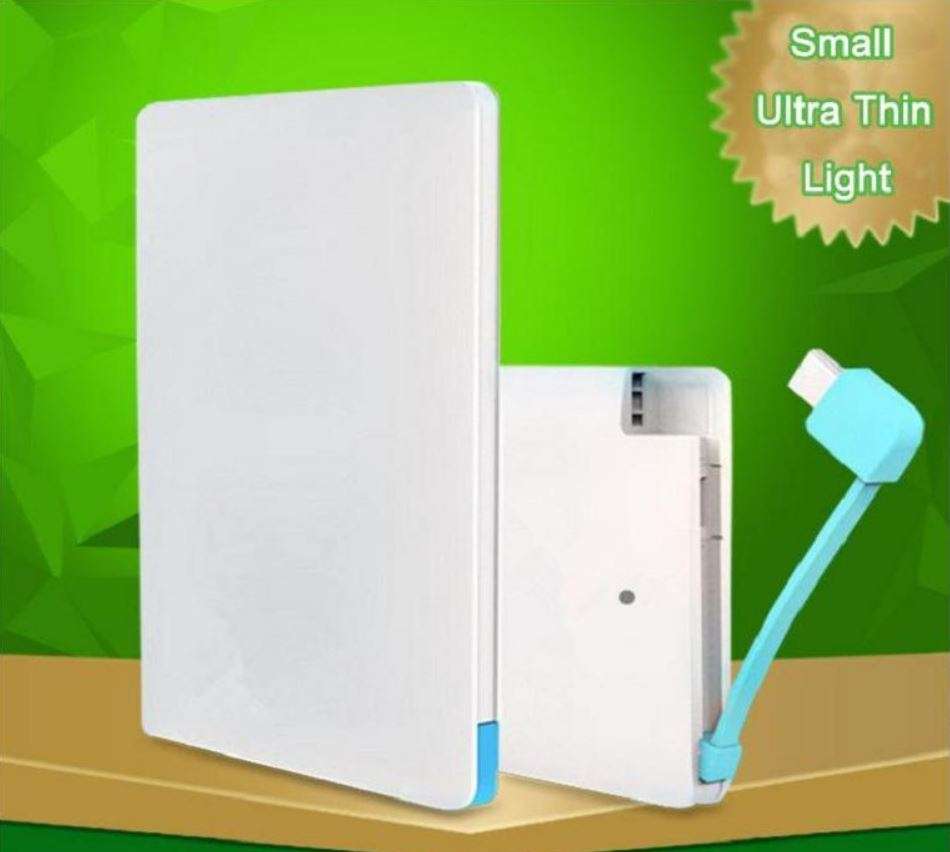 Ultra Thin 6000 mAh Power Bank for Charging of Android Devices