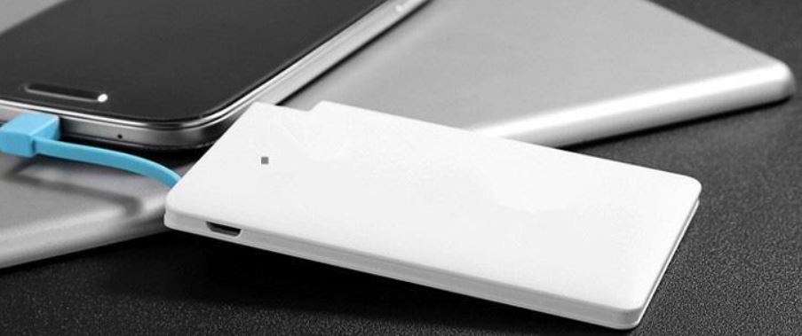 Ultra Thin 6000 mAh Power Bank for Charging of Android Devices