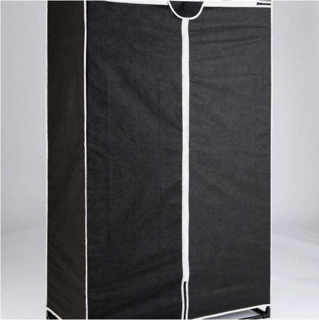 Double Portable & Foldable Canvas Wardrobe - Great Storage Unit for Anything or Any Place