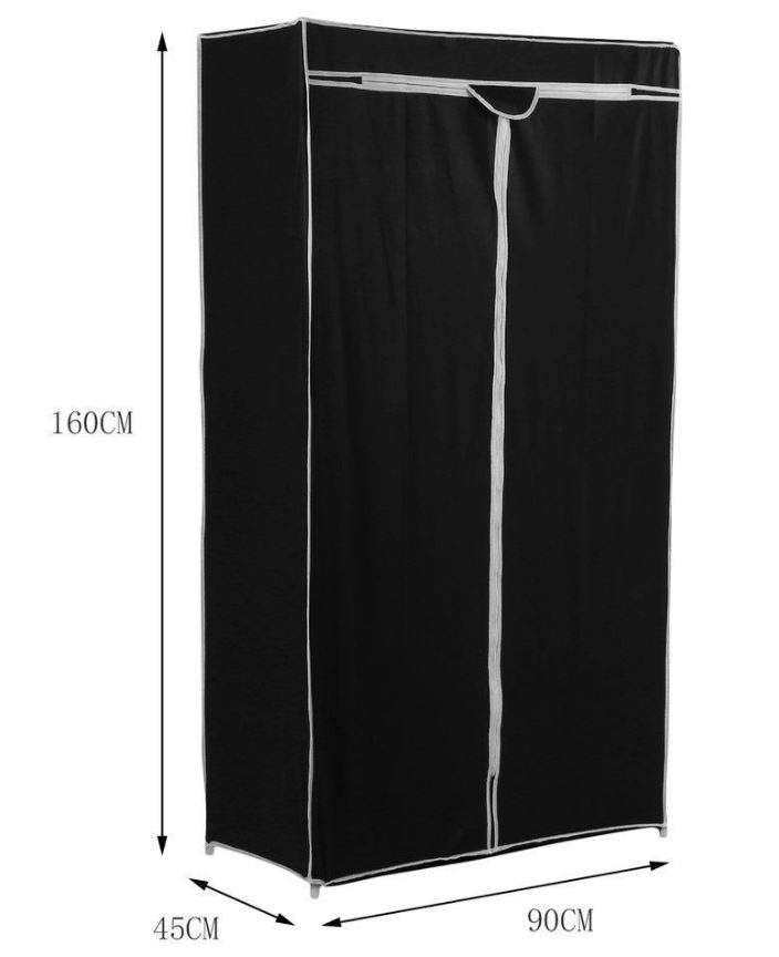 Double Portable & Foldable Canvas Wardrobe - Great Storage Unit for Anything or Any Place