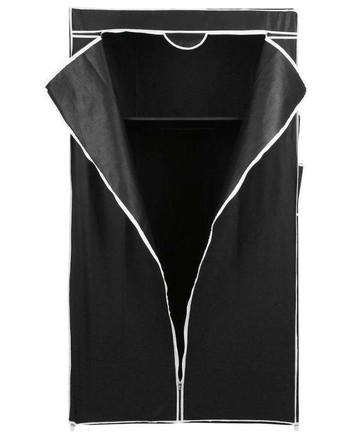 Double Portable & Foldable Canvas Wardrobe - Great Storage Unit for Anything or Any Place