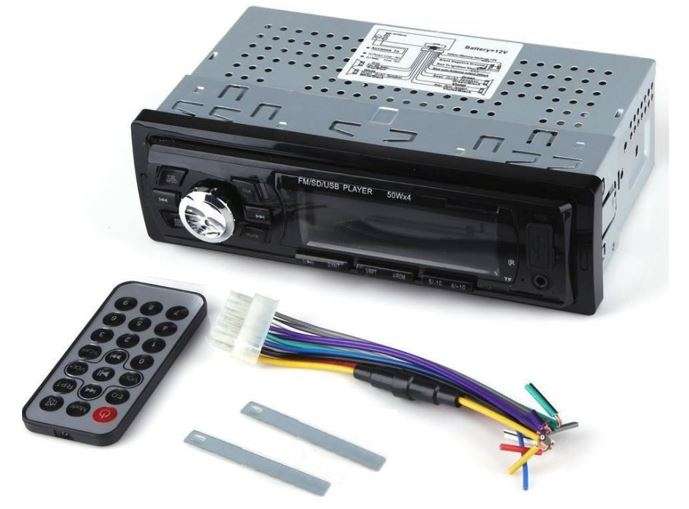 LED Bluetooth MP3 Car Radio & Remote - Supports USB, SD Card, Hands-free Calls, AUX, 5V Charging...