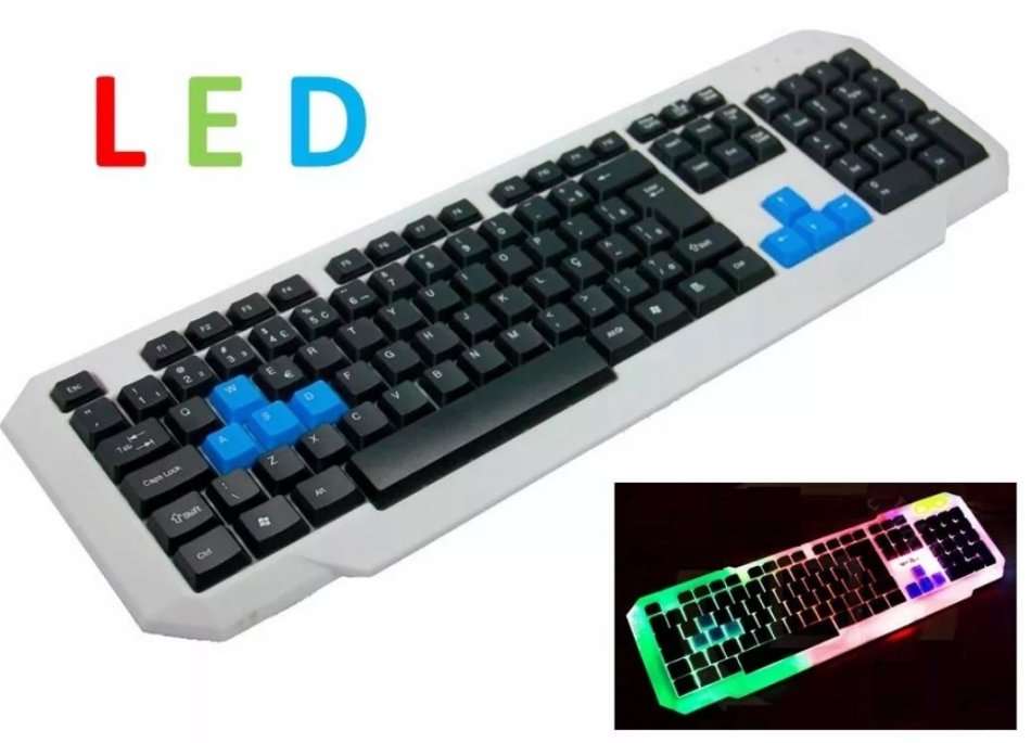 High Quality Waterproof Gaming Keyboard With USB & LED Back-lights