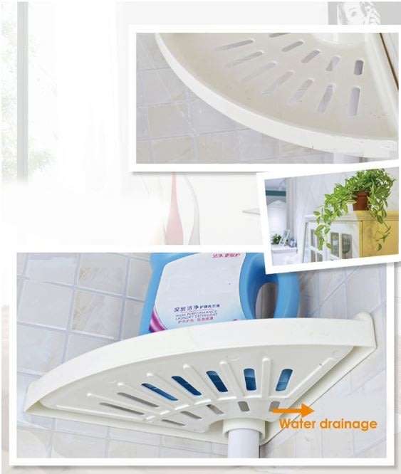 Self-Adhesive Corner Shelf - Adjustable Height, No Screws, No Nails - Sit it up Anywhere!