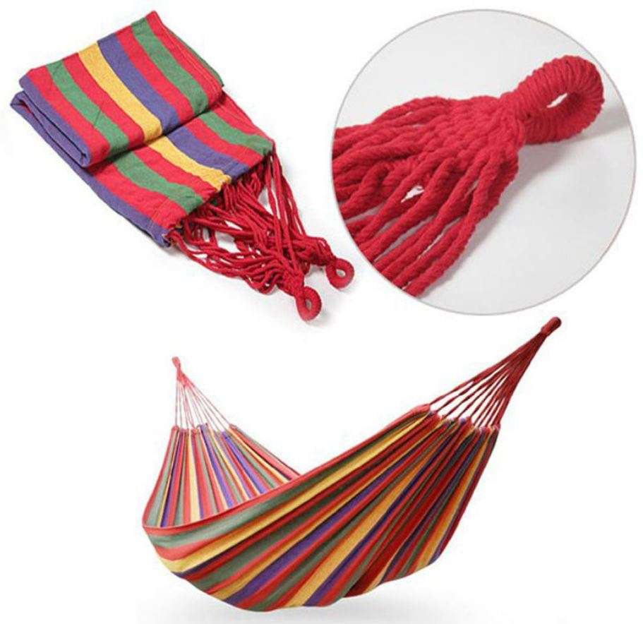 Portable Travel Hammock - Relax and Dream... It is like sleeping in mid-air!