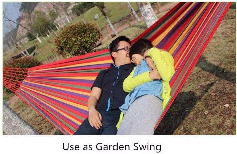 Portable Travel Hammock - Relax and Dream... It is like sleeping in mid-air!