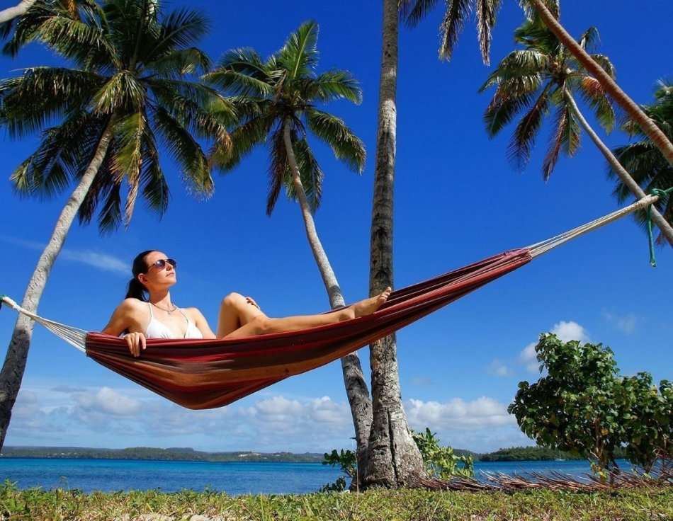Double Cotton Hammock - Relax and Dream... It is like sleeping in mid-air!