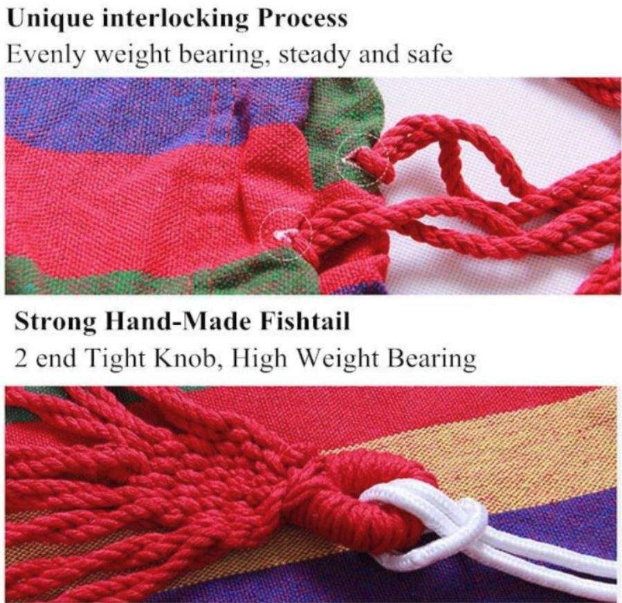 Portable Travel Hammock - Relax and Dream... It is like sleeping in mid-air!