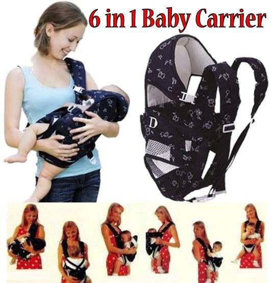 6 in 1 Baby Carrier - Designed for Newborn Babies Up Until 24 Months Old