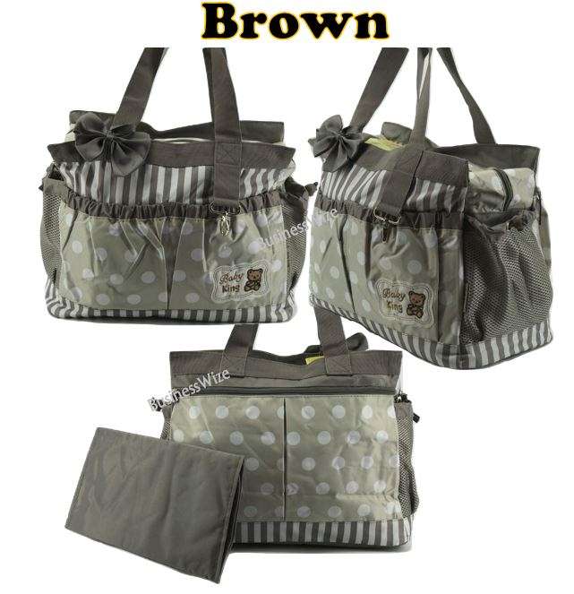 2 in 1 Baby Travel Bag With Multiple Pockets - Great for Mom & Baby - Available in 3 colours