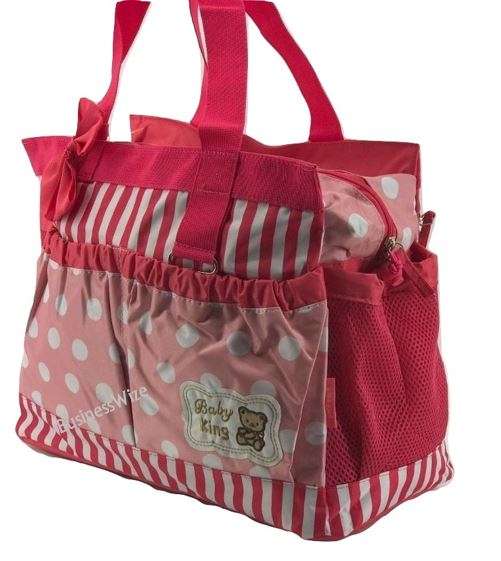 2 in 1 Baby Travel Bag With Multiple Pockets - Great for Mom & Baby - Available in 3 colours