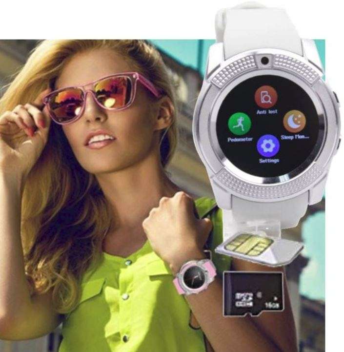 Professional Smart Watch Support SIM CARD, Bluetooth, Camera, Sleep Monitor, SD Card, Pedometer etc.