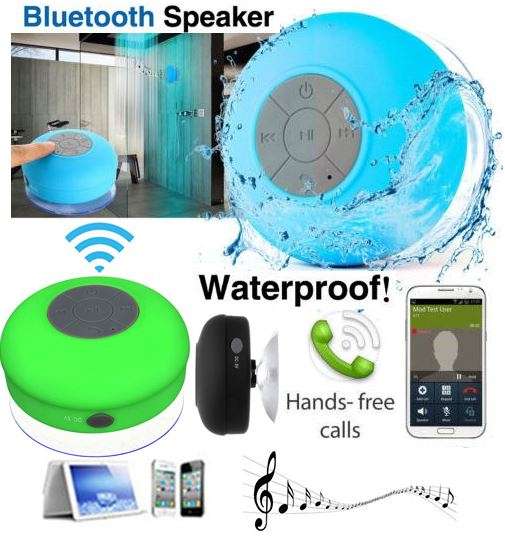 Wireless Bluetooth Waterproof Speaker for IOS & Android Devices